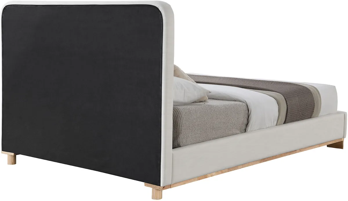 Nolita - Full Bed With Natural Base - Cream - View 2