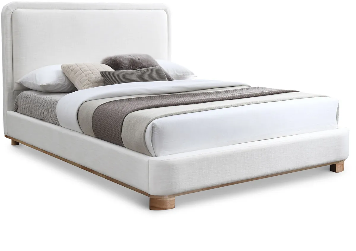Nolita - Full Bed With Natural Base - Cream