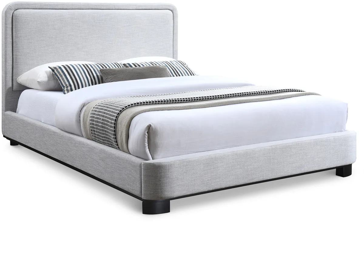 Nolita - Full Bed With Black Base - Gray