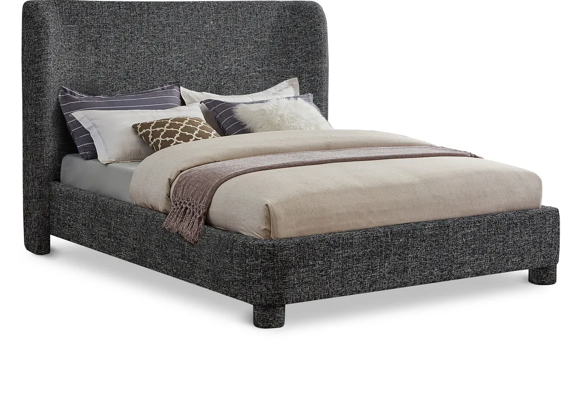 Penny - Polyester Fabric King Bed - Black