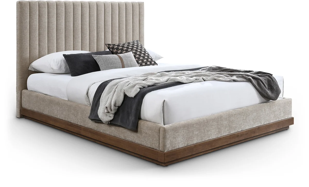 Emmet - Queen Bed - Beige