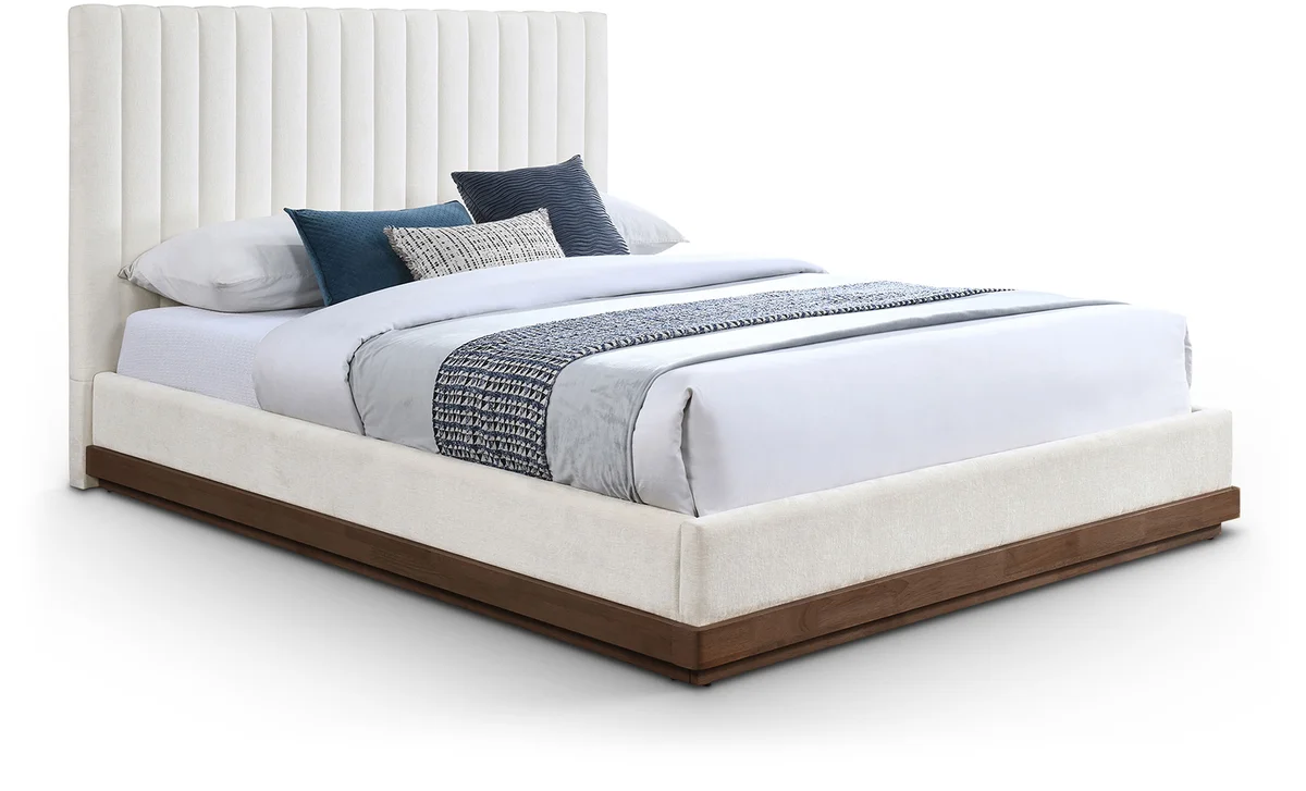 Emmet - Queen Bed - Cream