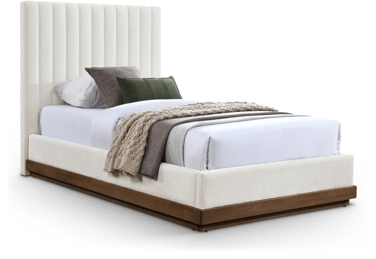 Emmet - Twin Bed - Cream