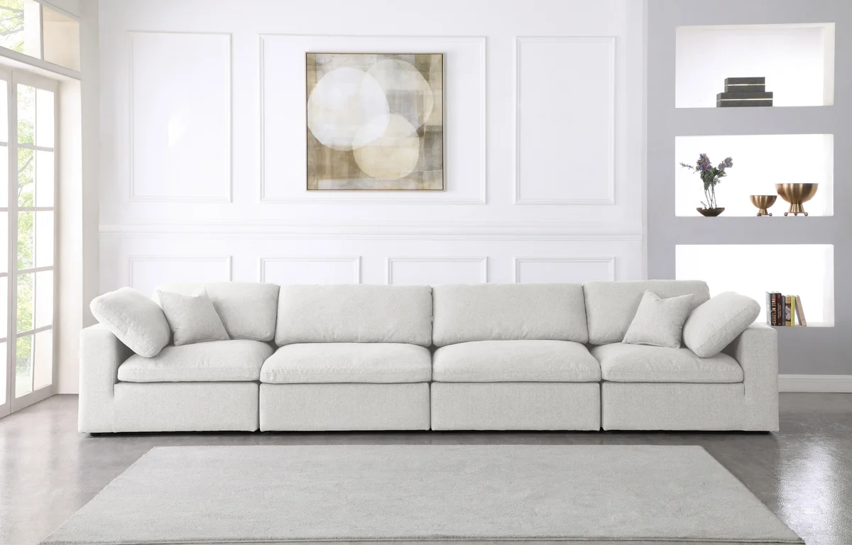 Serene - 4 Seat Modular Sofa - Cream