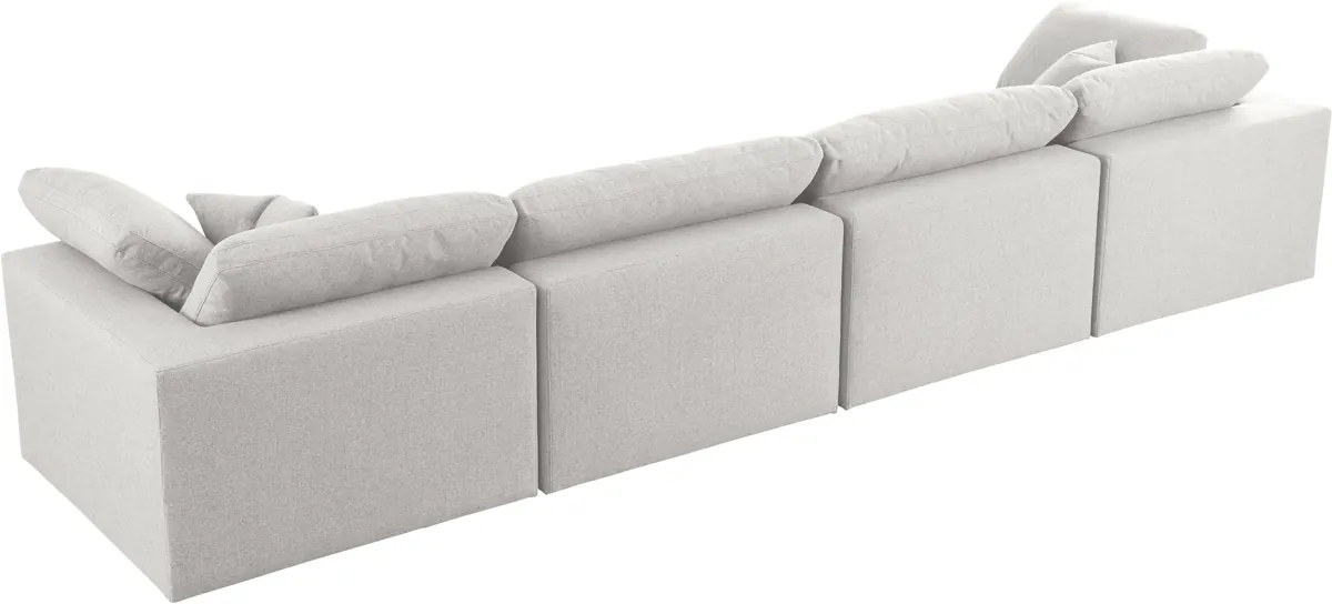 Serene - 4 Seat Modular Sofa - Cream