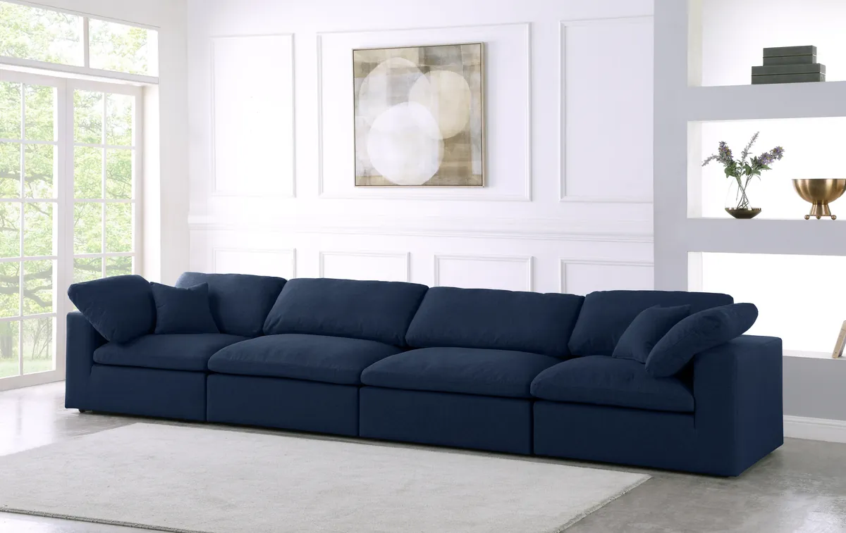 Serene - 4 Seat Modular Sofa - Navy