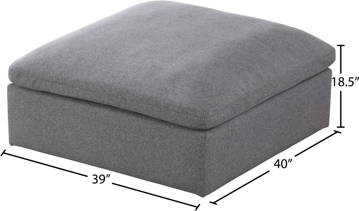 Serene - Modular Ottoman - Gray