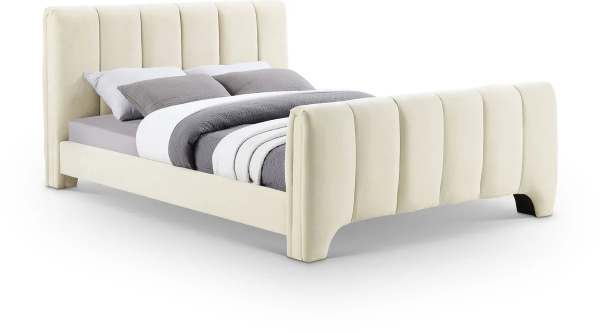 Camila - Queen Bed - Beige