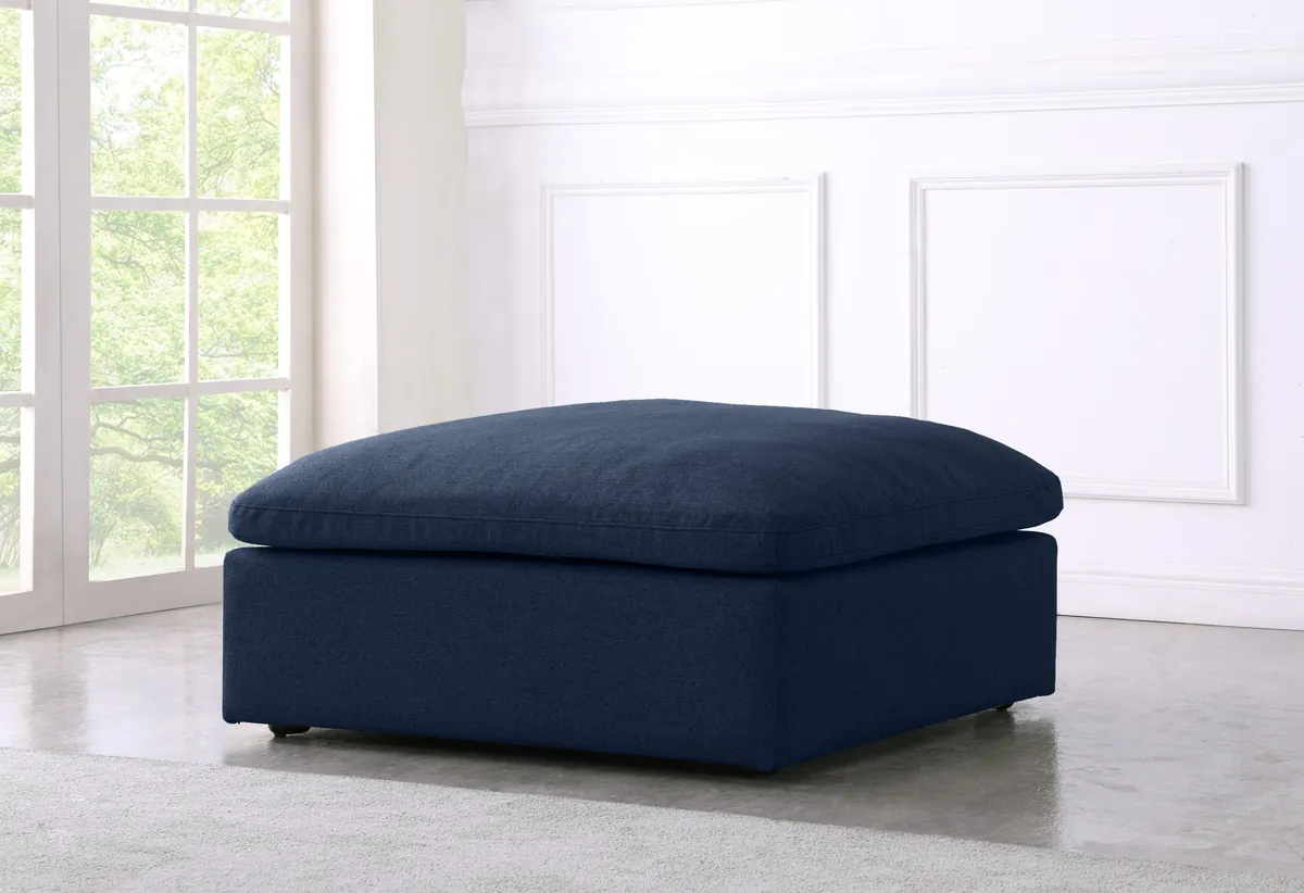 Serene - Modular Ottoman - Navy - View 2