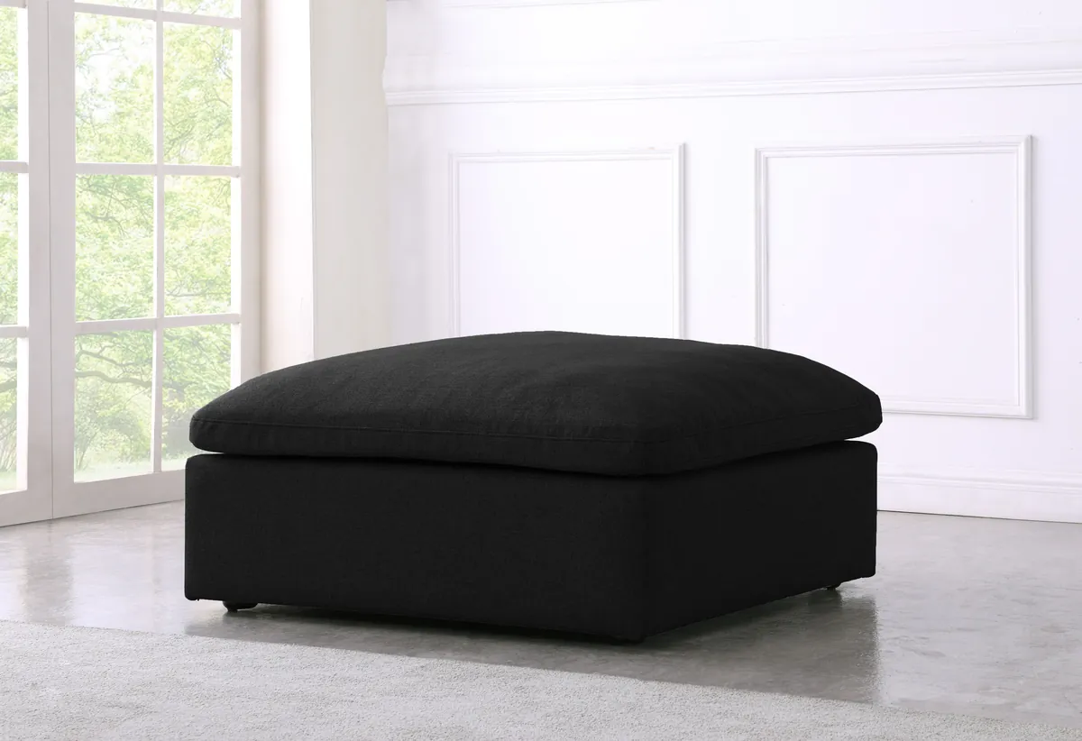 Serene - Modular Ottoman - Black - View 2
