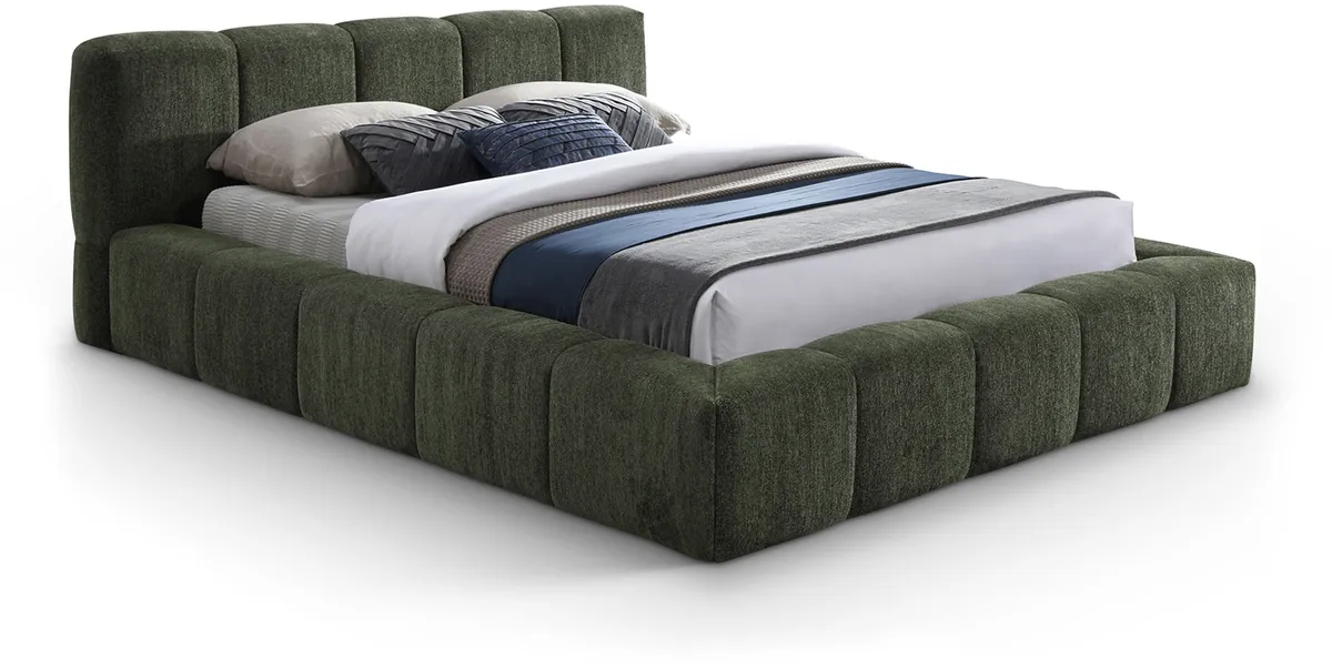 Carlin - King Bed - Olive