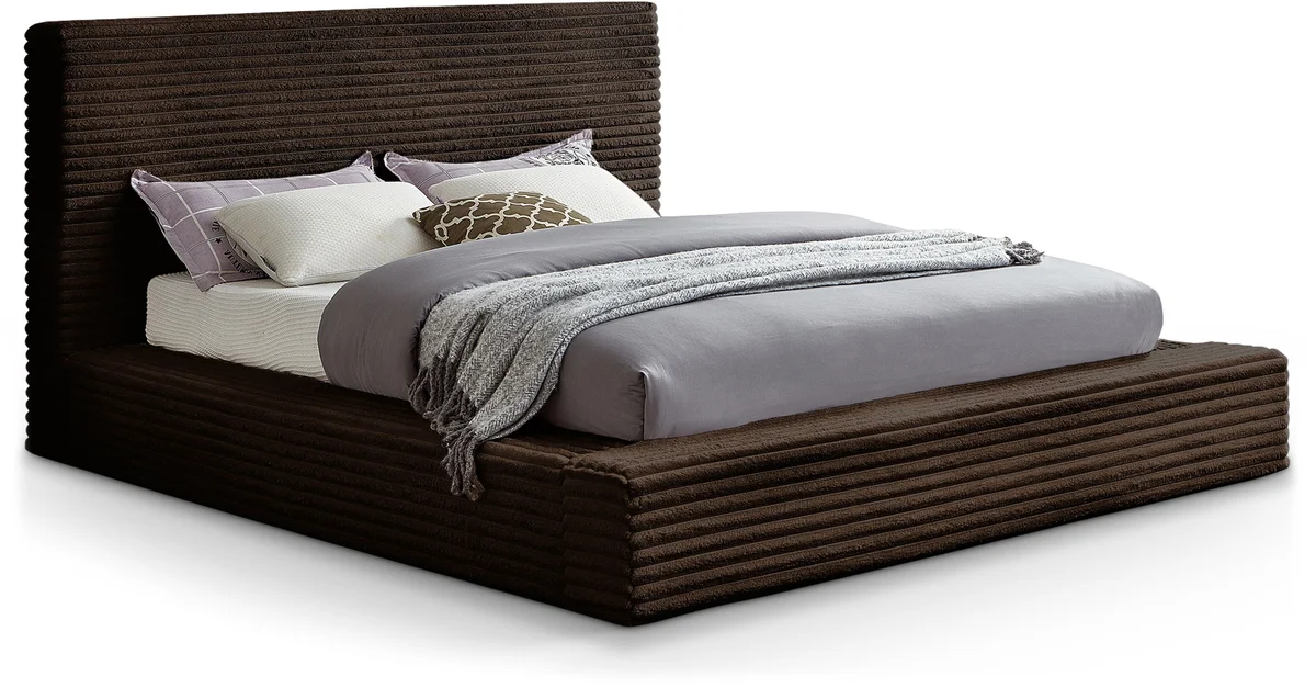 Dexter - King Bed - Brown