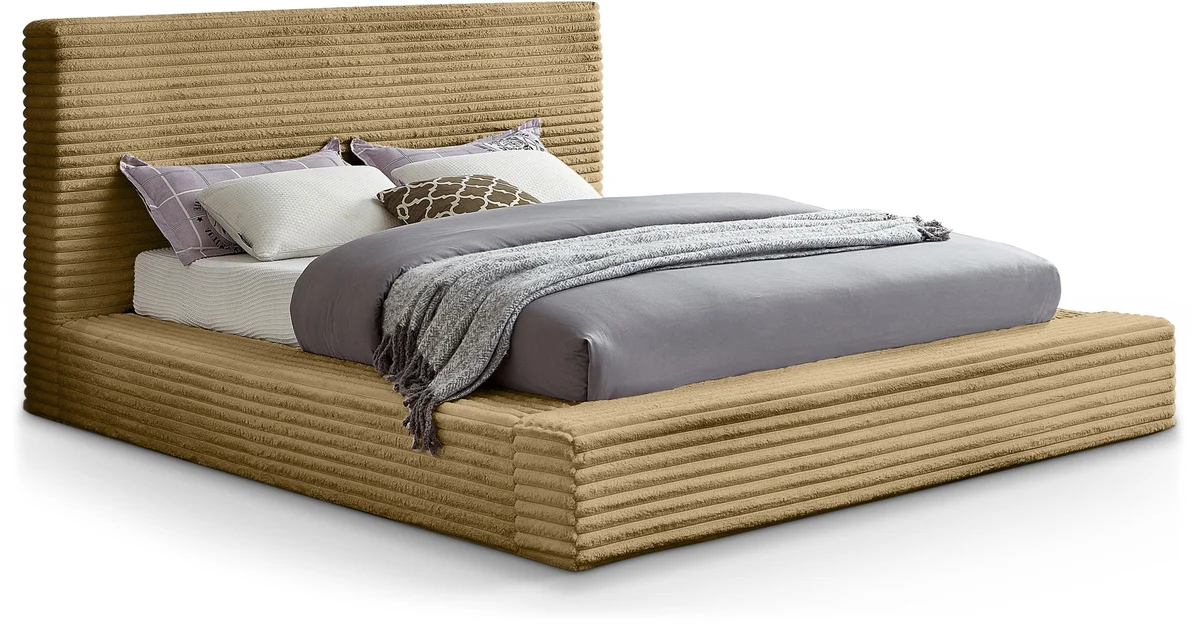 Dexter - Queen Bed - Camel