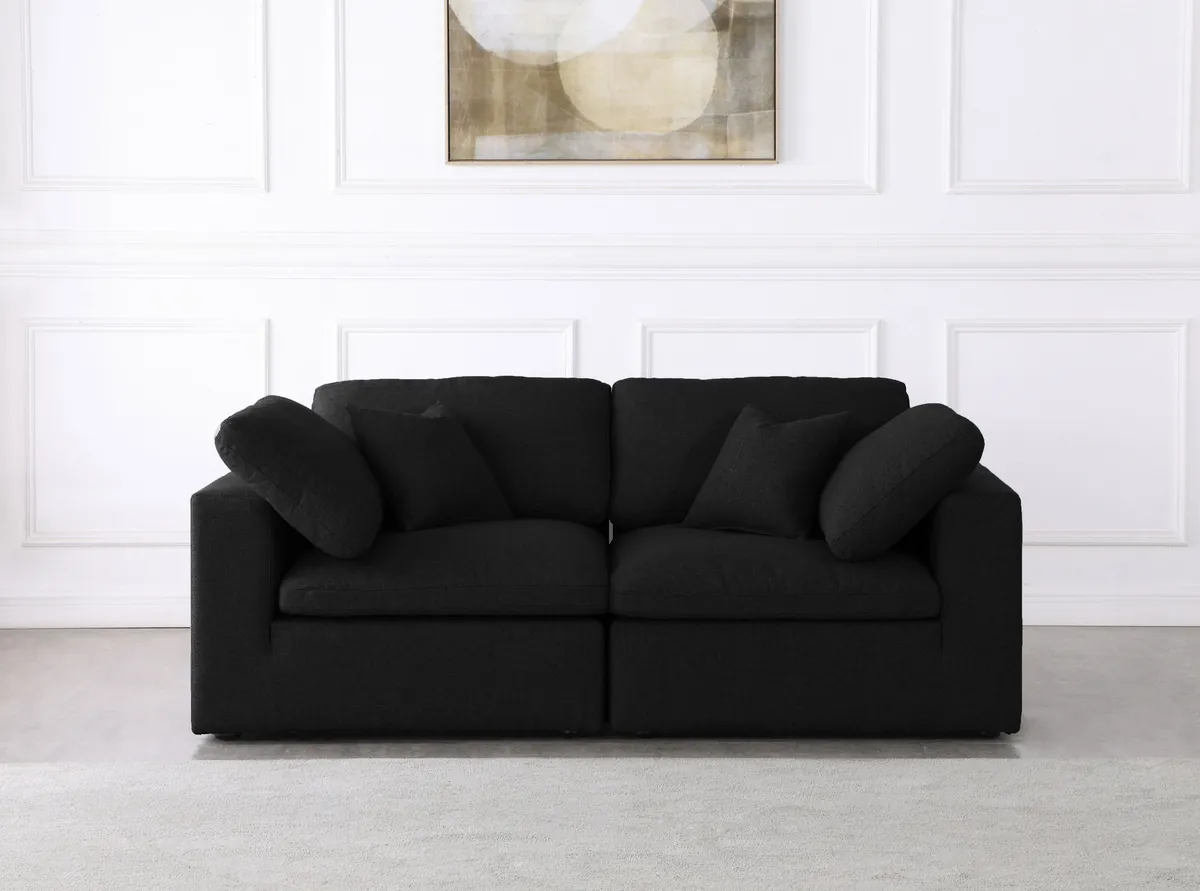 Serene - 2 Seat Modular Sofa - Black