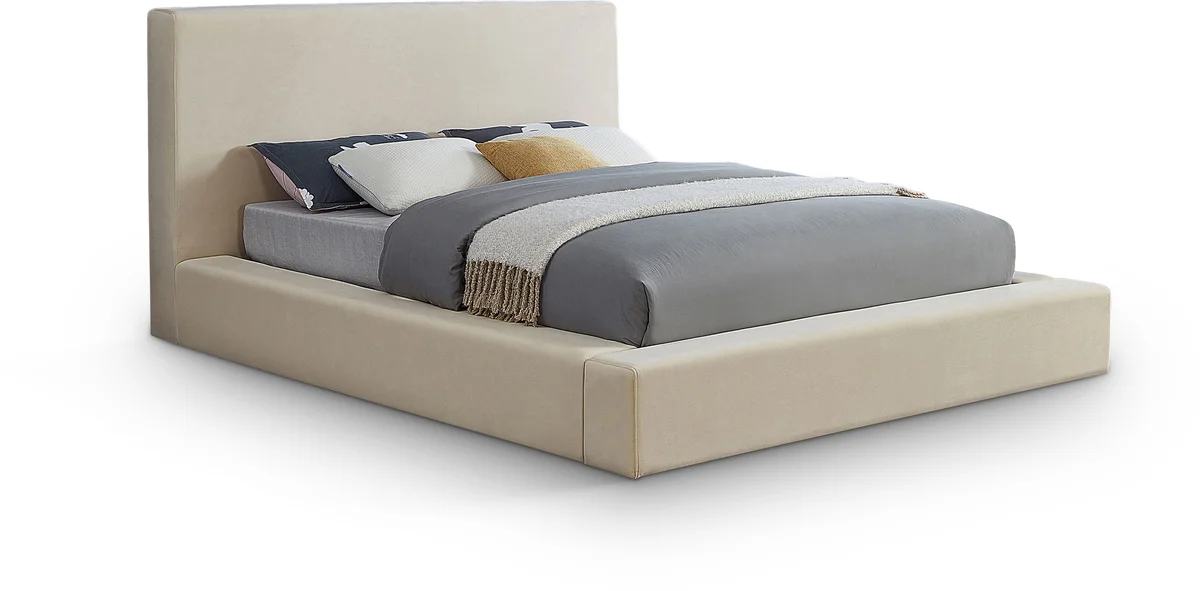 Dorian - King Bed - Cream