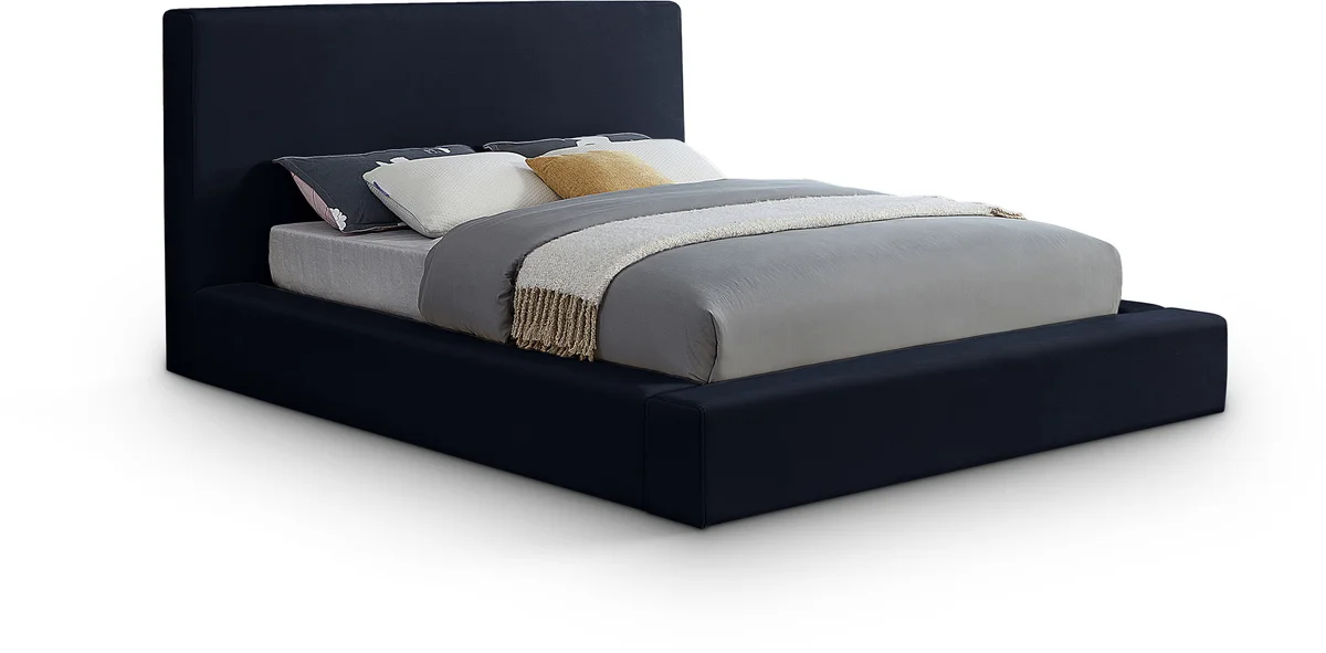 Dorian - King Bed - Navy