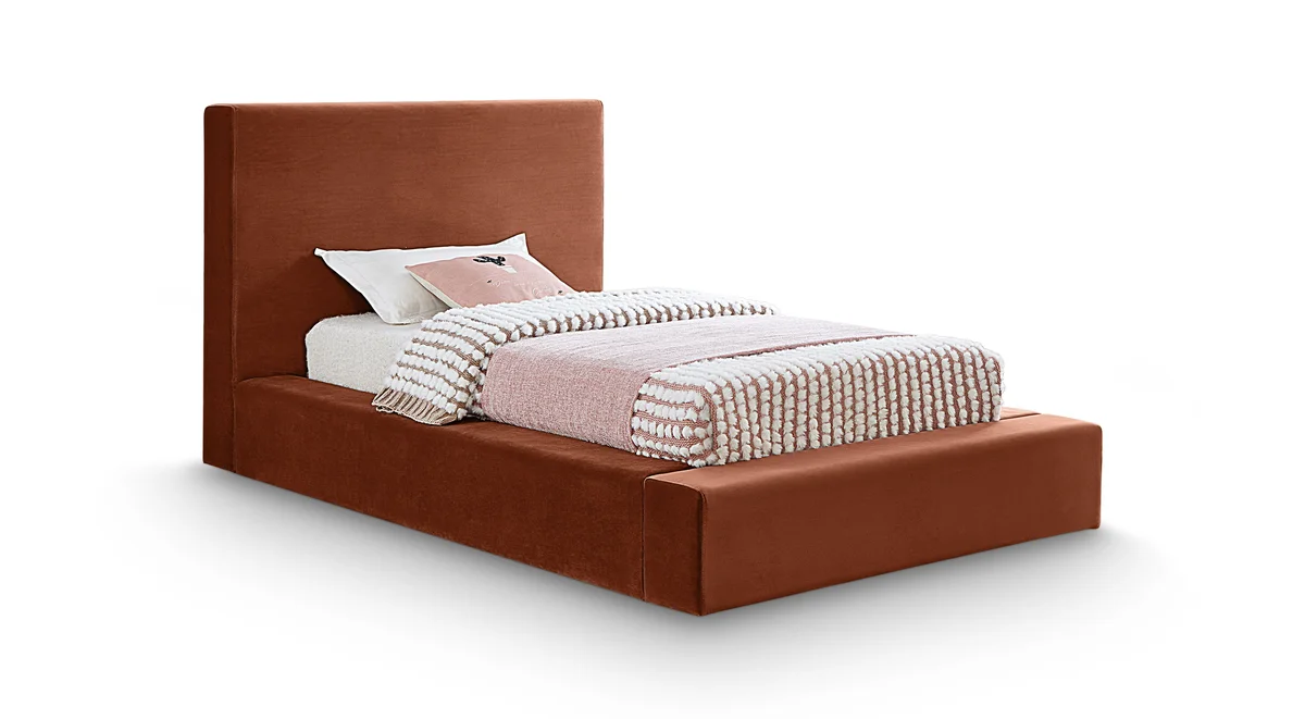 Dorian - Twin Bed - Cognac
