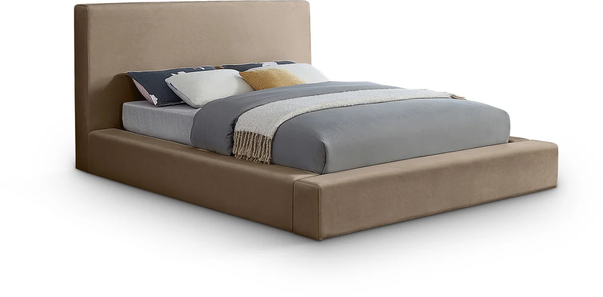 Dorian - Queen Bed - Taupe