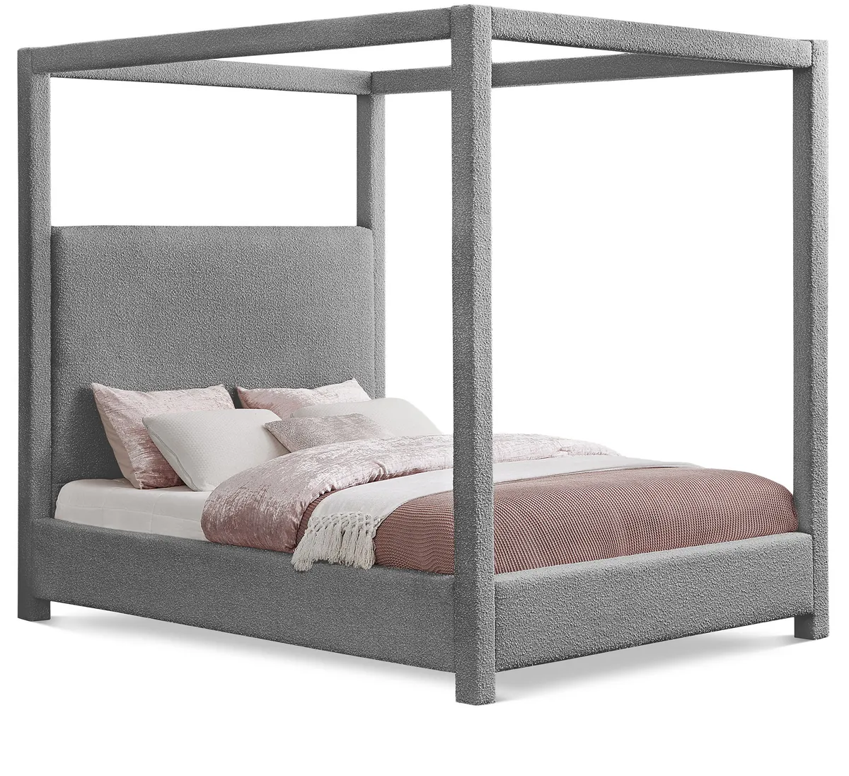 Eden - King Bed - Gray