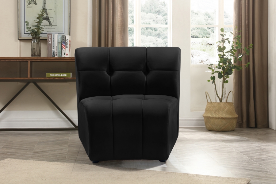 Limitless Velvet Upholstered Modular Chair