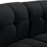 Limitless 65" Velvet Upholstered 2pc. Modular Sectional