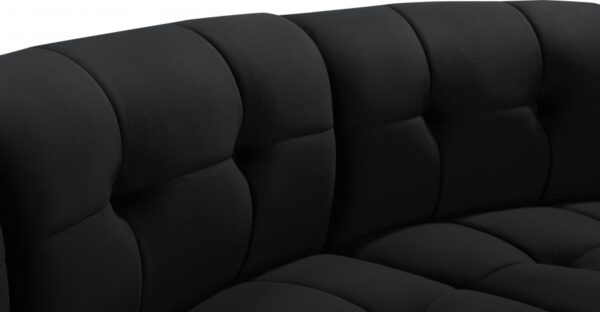 Limitless 65" Velvet Upholstered 2pc. Modular Sectional