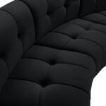 Limitless 65" Velvet Upholstered 2pc. Modular Sectional