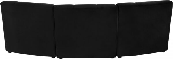 Limitless 94" Velvet Upholstered 3pc. Modular Sectional