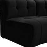 Limitless 94" Velvet Upholstered 3pc. Modular Sectional