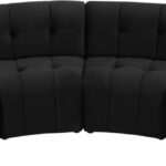 Limitless 119.5" Velvet Upholstered 4pc. Modular Sectional