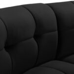 Limitless 119.5" Velvet Upholstered 4pc. Modular Sectional