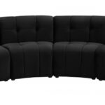Limitless 119.5" Velvet Upholstered 4pc. Modular Sectional