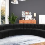 Limitless 157.5" Velvet Upholstered 6pc. Modular Sectional