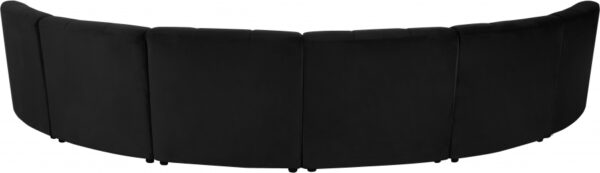 Limitless 157.5" Velvet Upholstered 6pc. Modular Sectional