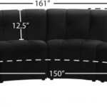 Limitless 157.5" Velvet Upholstered 6pc. Modular Sectional