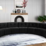 Limitless 169.5" Velvet Upholstered 7pc. Modular Sectional