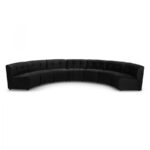 Limitless 169.5" Velvet Upholstered 7pc. Modular Sectional