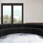 Limitless 177.5" Velvet Upholstered 9pc. Modular Sectional