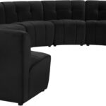 Limitless 177.5" Velvet Upholstered 9pc. Modular Sectional