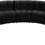 Limitless 177.5" Velvet Upholstered 9pc. Modular Sectional