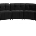 Limitless 177.5" Velvet Upholstered 9pc. Modular Sectional