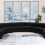 Limitless 177.5" Velvet Upholstered 10pc. Modular Sectional