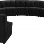 Limitless 177.5" Velvet Upholstered 14pc. Modular Sectional