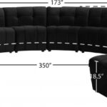 Limitless 177.5" Velvet Upholstered 14pc. Modular Sectional
