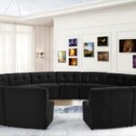 Limitless 177.5" Velvet Upholstered 15pc. Modular Sectional