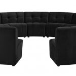 Limitless 177.5" Velvet Upholstered 15pc. Modular Sectional