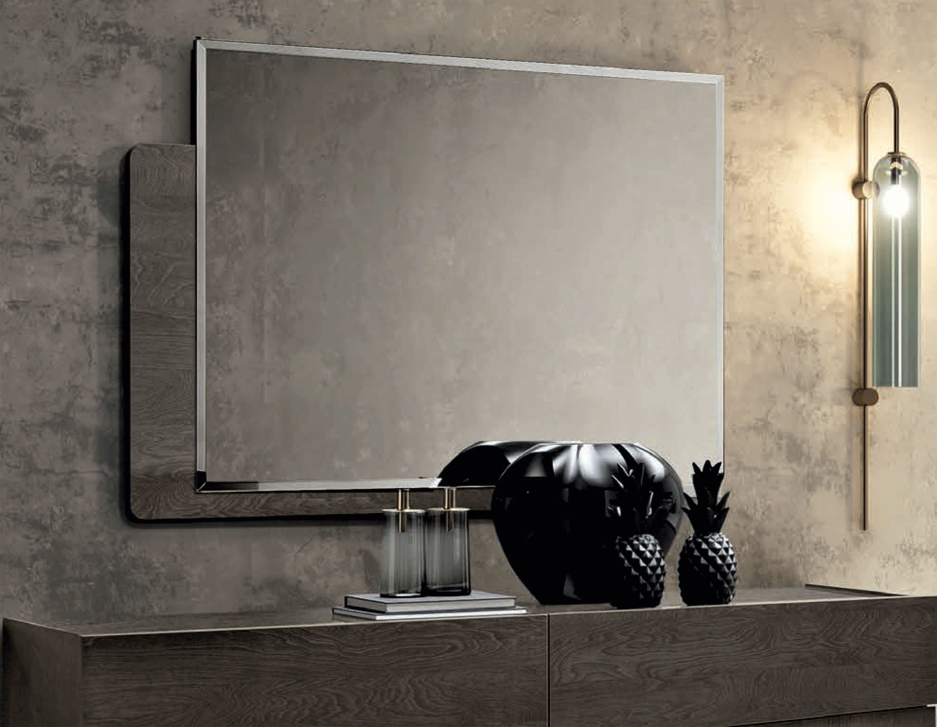 Platinum Mirror Silver Birch