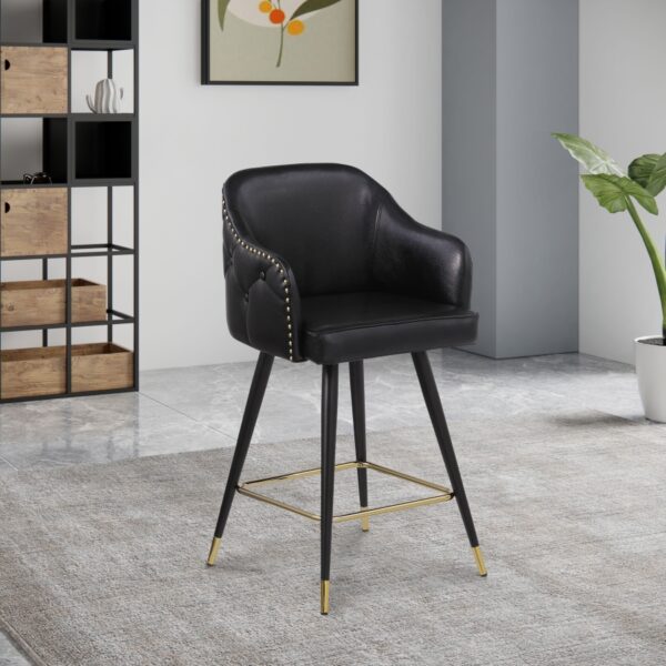 Barbosa Vegan Leather Upholstered Counter Stool