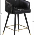 Barbosa Vegan Leather Upholstered Counter Stool
