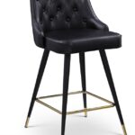 Portnoy Vegan Leather Upholstered Counter Stool